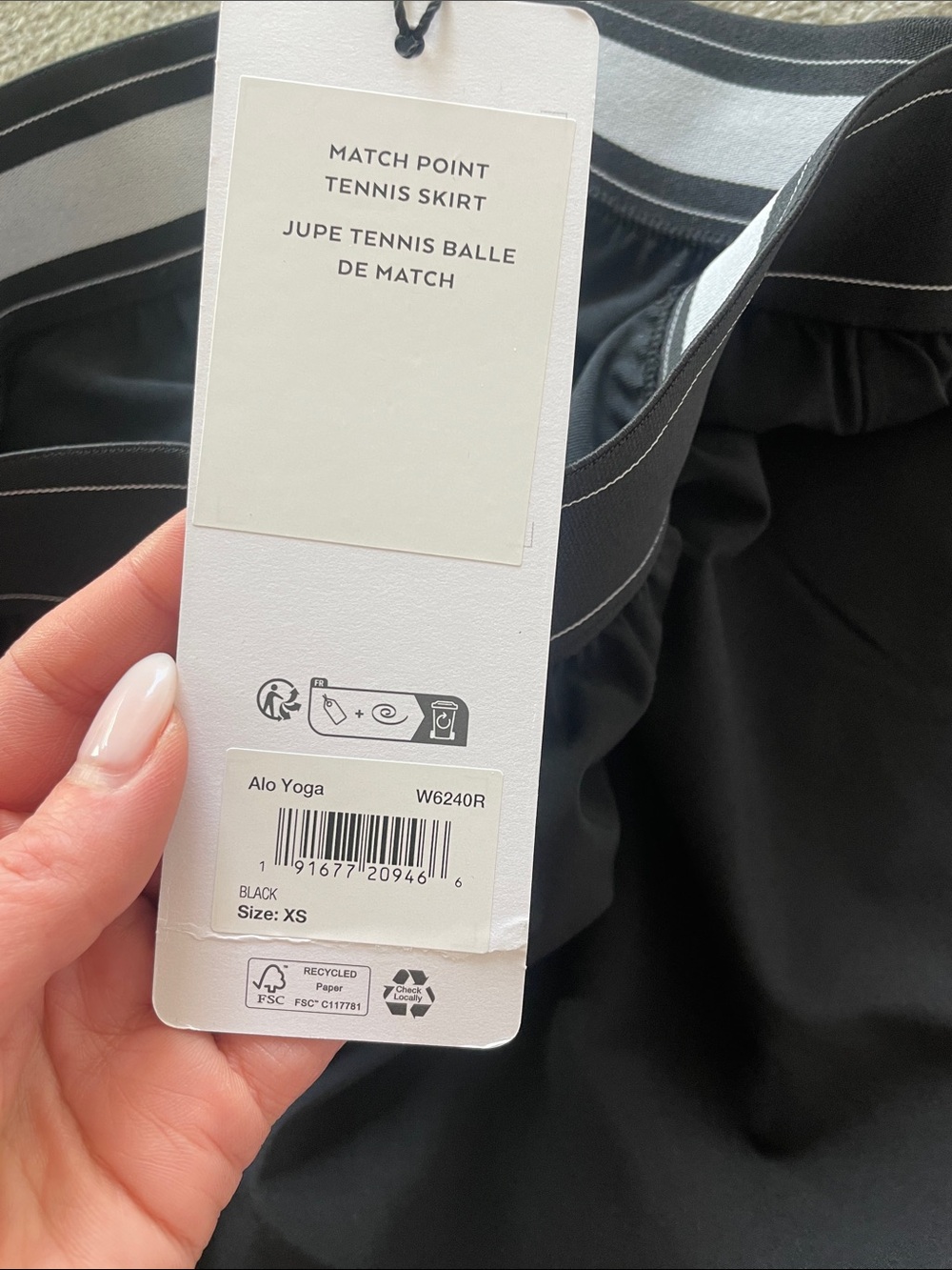ALO Yoga Match Point Tennis Skirt NWT - Picture 3 of 9